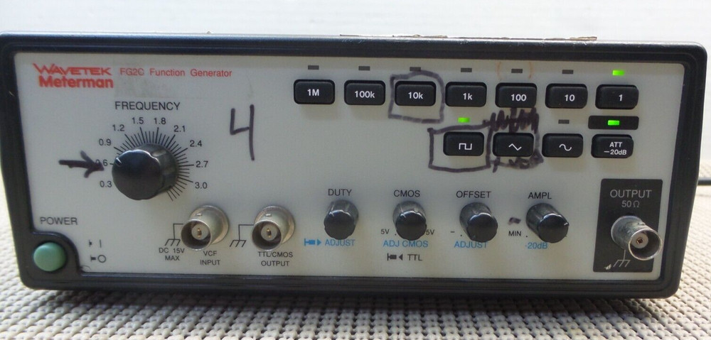 Wavetek Meterman FG2C Function Generator | Untested