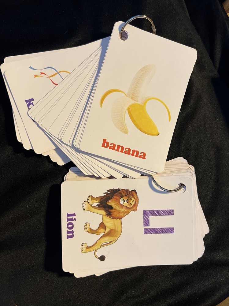 2 Sets Star Right MULTI-SKILLFLASH Cards Alphabet & First Words