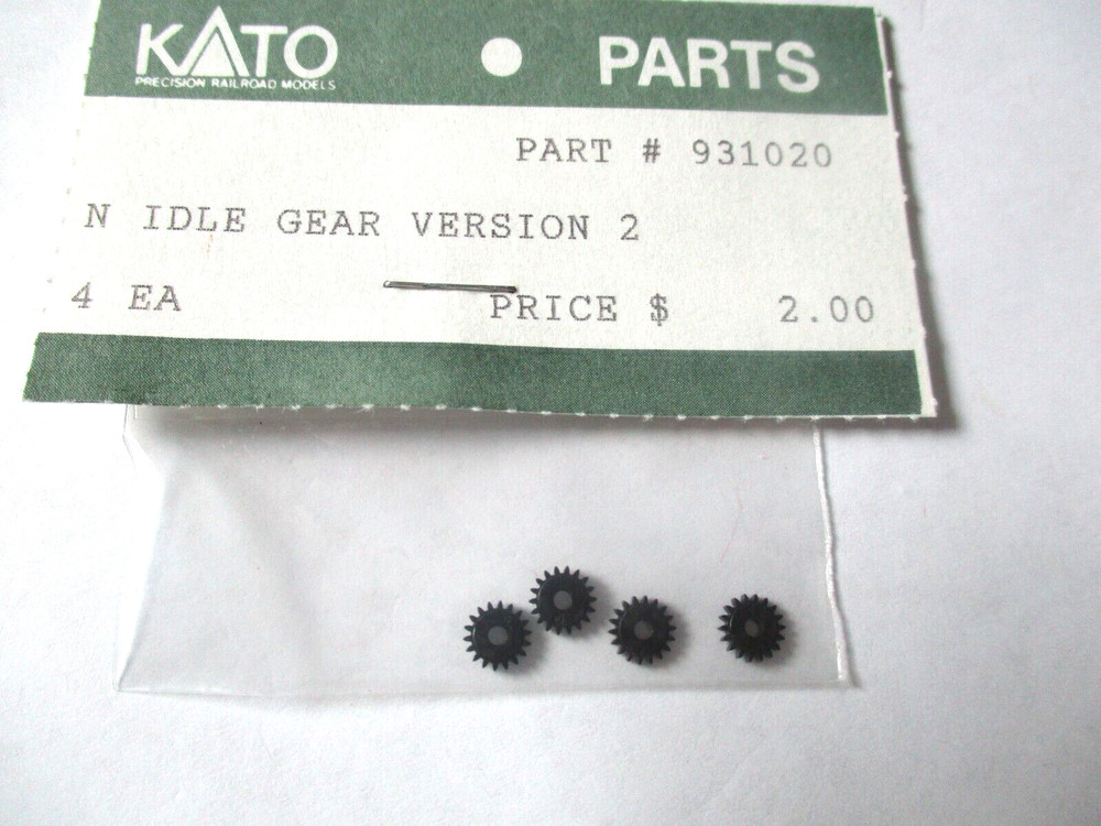Kato # 931020 Idle Gear Version 2 4 Each N-Scale