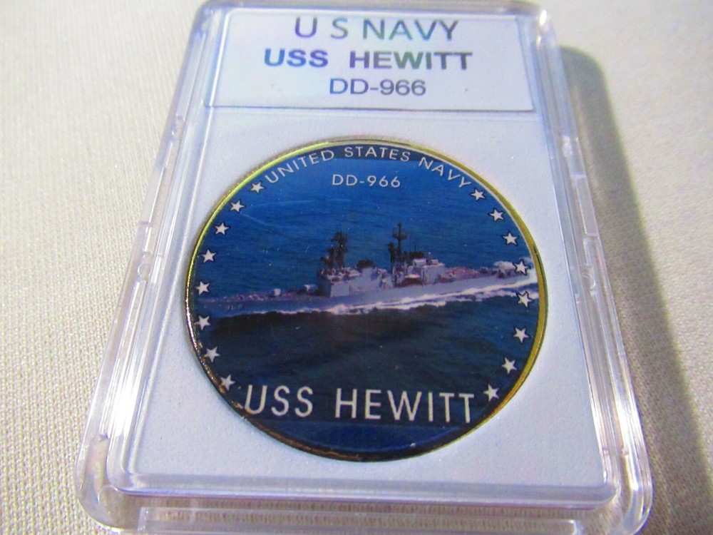 US NAVY - USS Hewitt (DD-966) Challenge Coin
