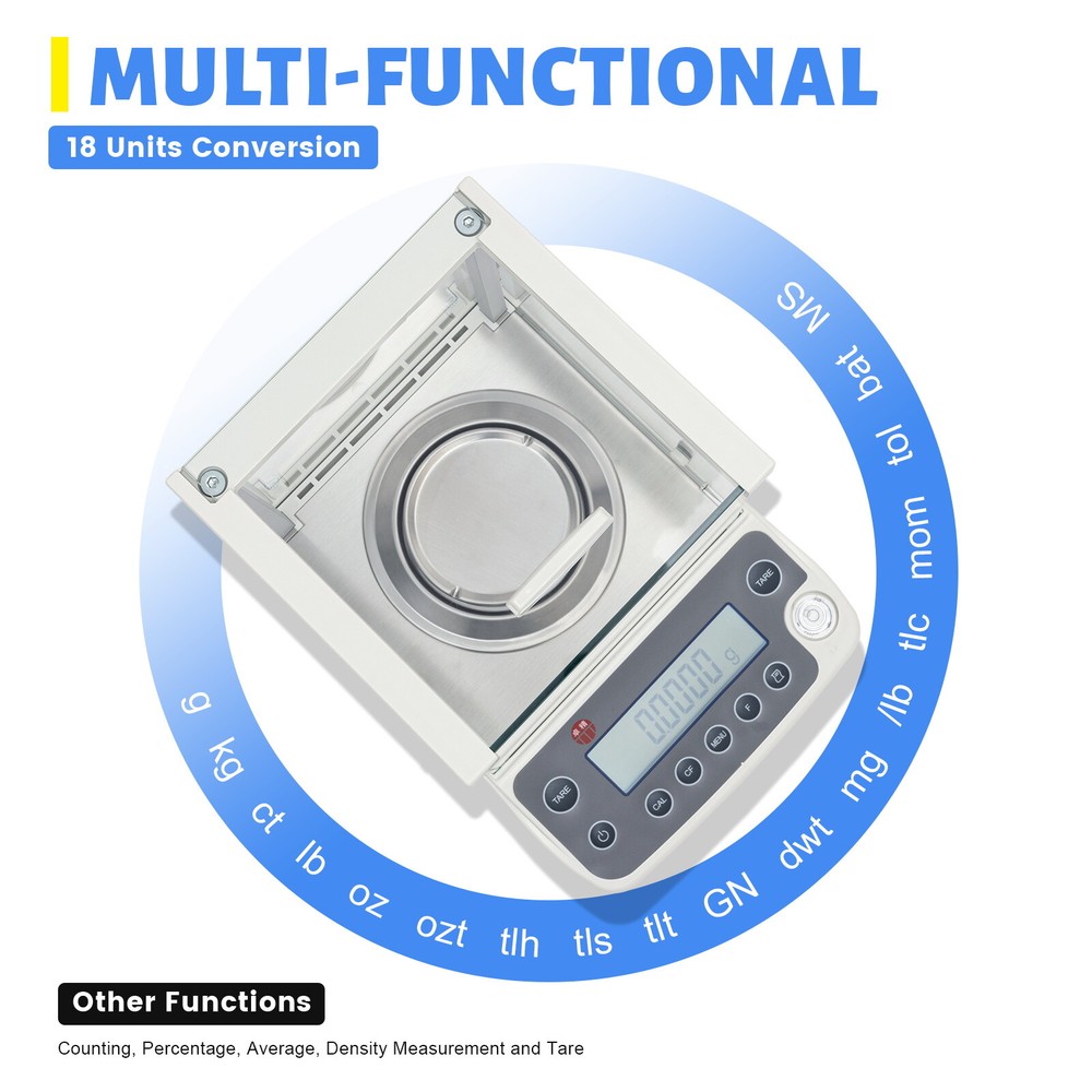 120gx0.1mg RS232 Precision Scale Electronic Lab Analytical Balance Digital Scale