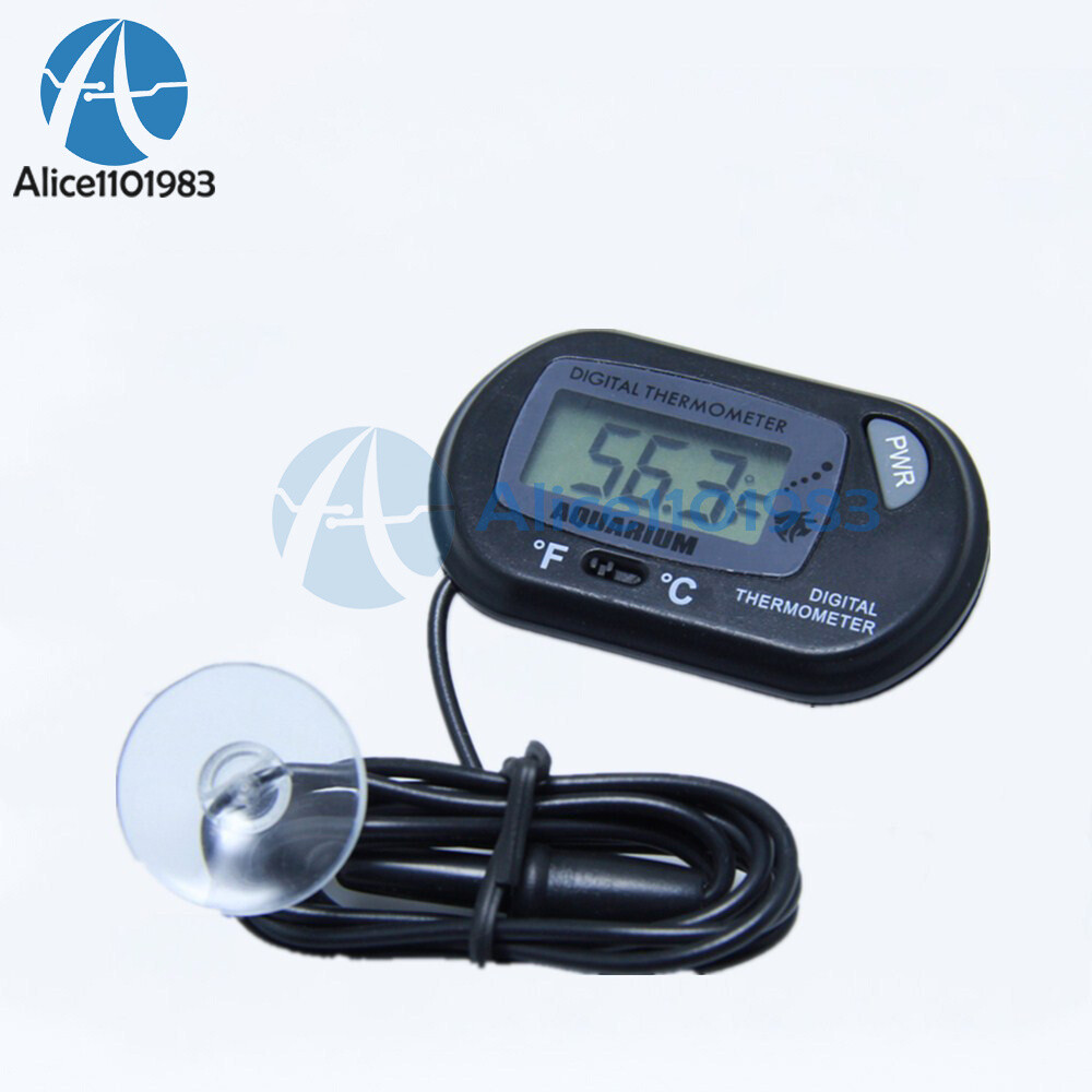 Digital LCD Sensor Temperature Controller Aquarium Thermometer Fish Tank Temp