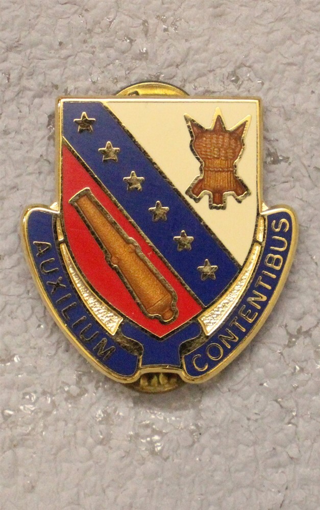 U.S. Army DI Pin: 147th Support Battalion - c/b, sample