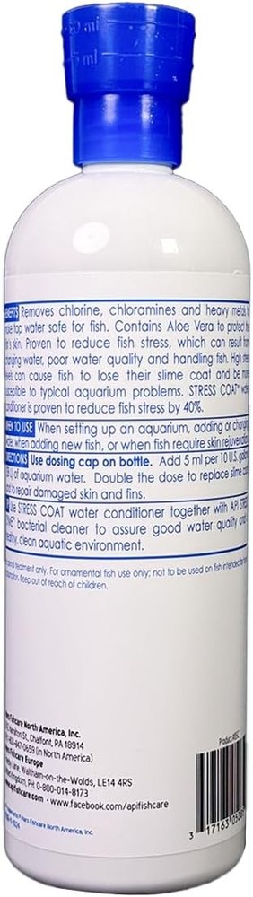 API Stress Coat Aquarium Water Conditioner 16oz Bottle