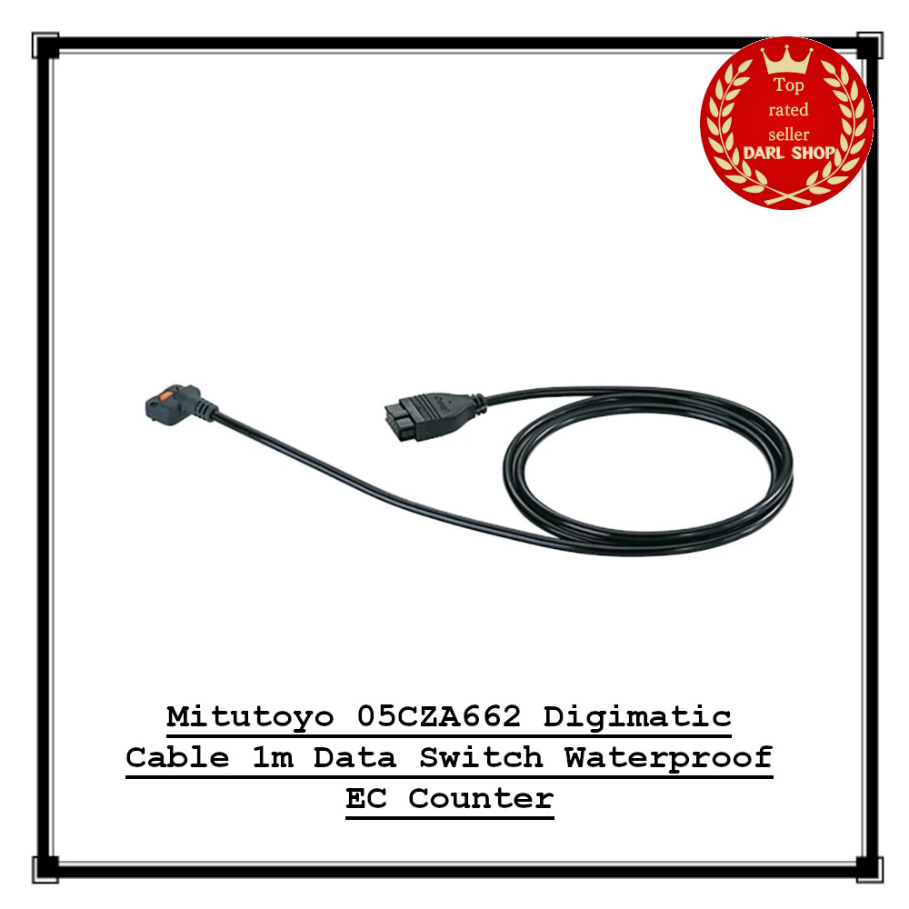 Mitutoyo 05CZA662 Digimatic Cable 1m Data Switch Waterproof EC Counter