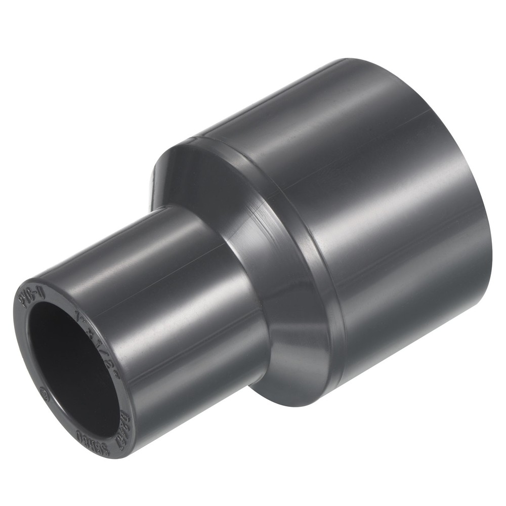 UPVC Reducer Pipe Fitting 1"x 1/2" Program Socket 80 Straight Coupling
