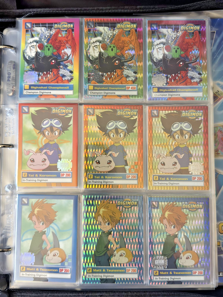 1999 DIGIMON UPPER DECK MASTER SET HOLO SERIES 1+2 PRE-RELEASE+ULTIMATE - 5 SETS