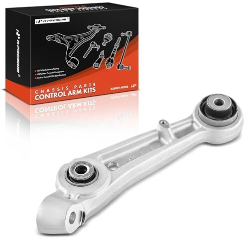 Front Right Rearward Lower Control Arm, with Bushing, Compatible with
