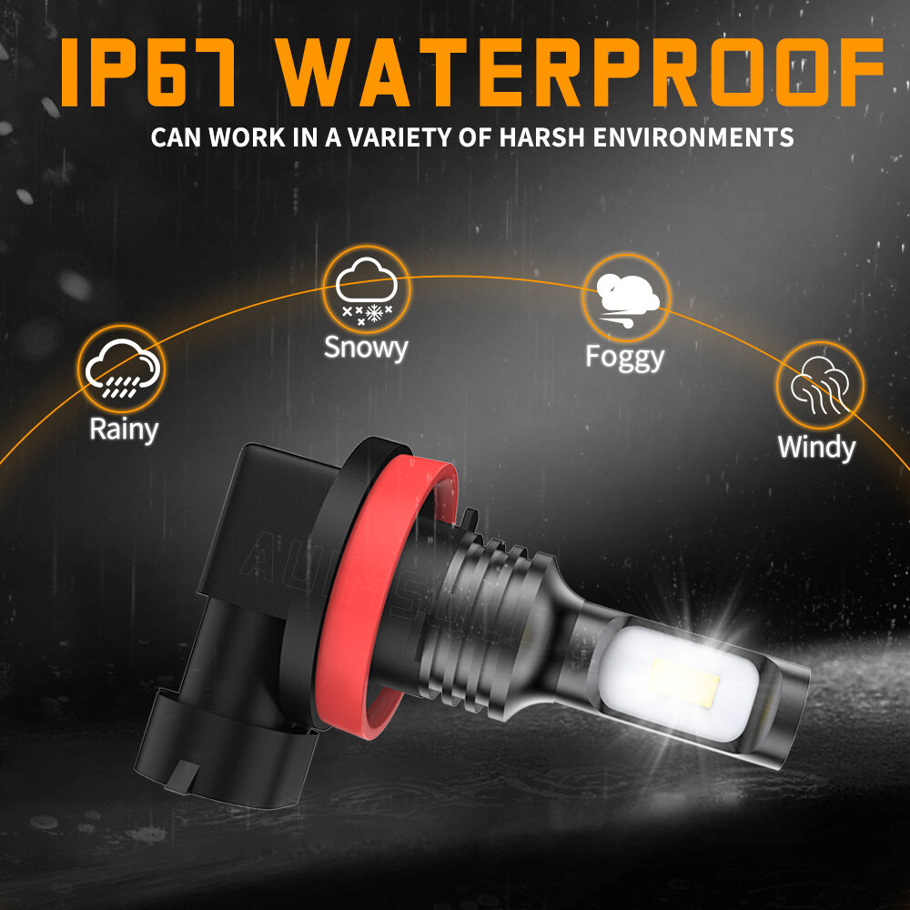 For GMC Sierra 1500 SLE WT Cab Pickup 2007-2013 LED Headlight High Low Bulbs Kit