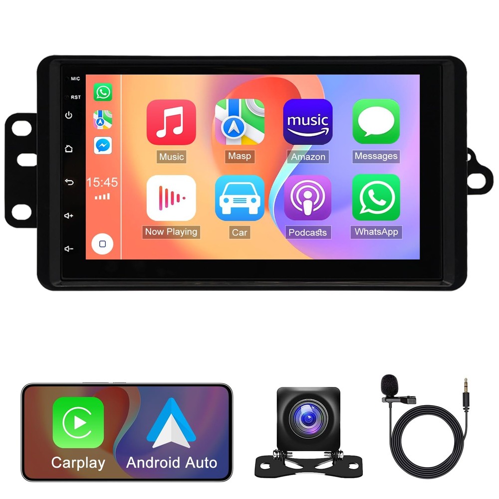 4G+64G 7 IPS Android 13 Car Stereo Wireless CarPlay Android Auto GPS Backup Cam