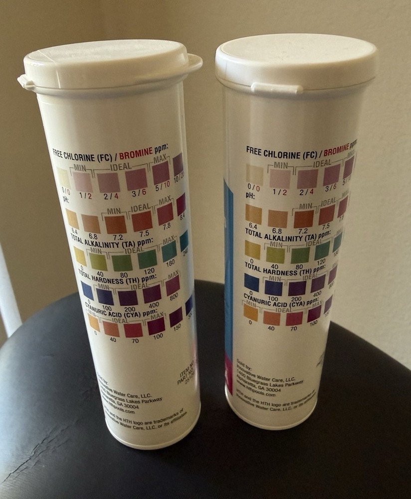 HTH 6-Way Test Strips 2-Tubes-30 Strips