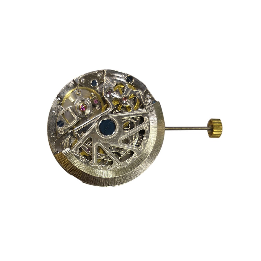 Automatic Mechanical Hollow Winding Movement Replacement For Miyota 8205 Watch a