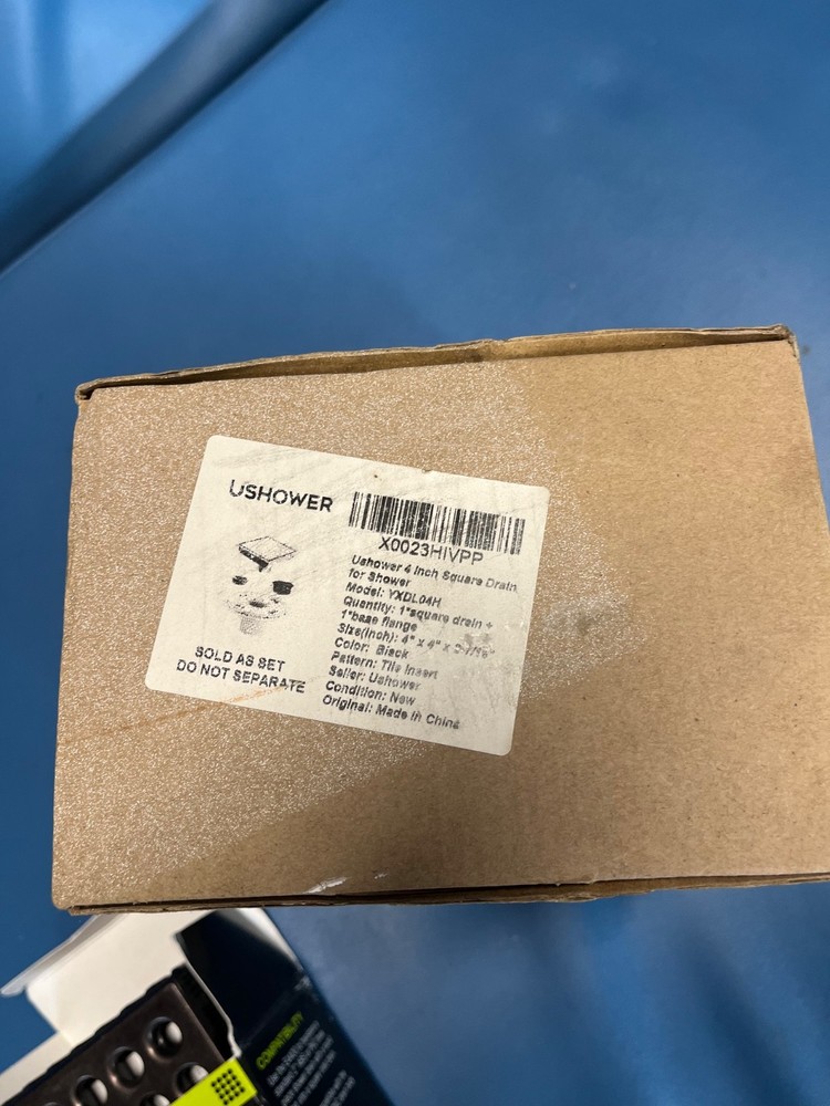 Ebbs ushower drain assembly E4400 tile mud pan