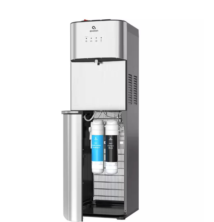 Bottleless Water Cooler Water Dispenser Self Cleaning 3 Temp Settings Filtered