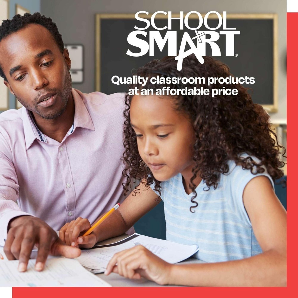 School Smart Classroom Schedule Pocket Chart - 14 Pockets, Cards & Guide