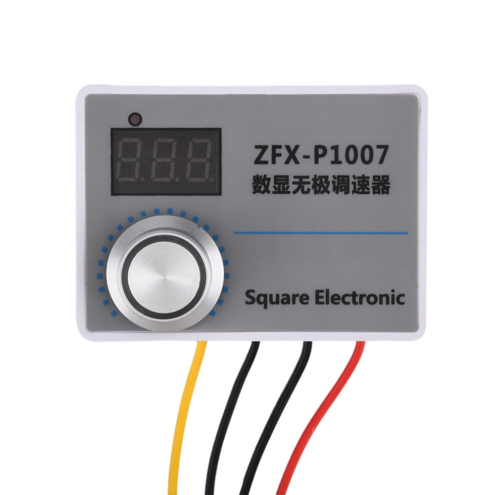 500W Adjustable AC 220V Speed Controller Digital Motor Reducer Speed Regulator
