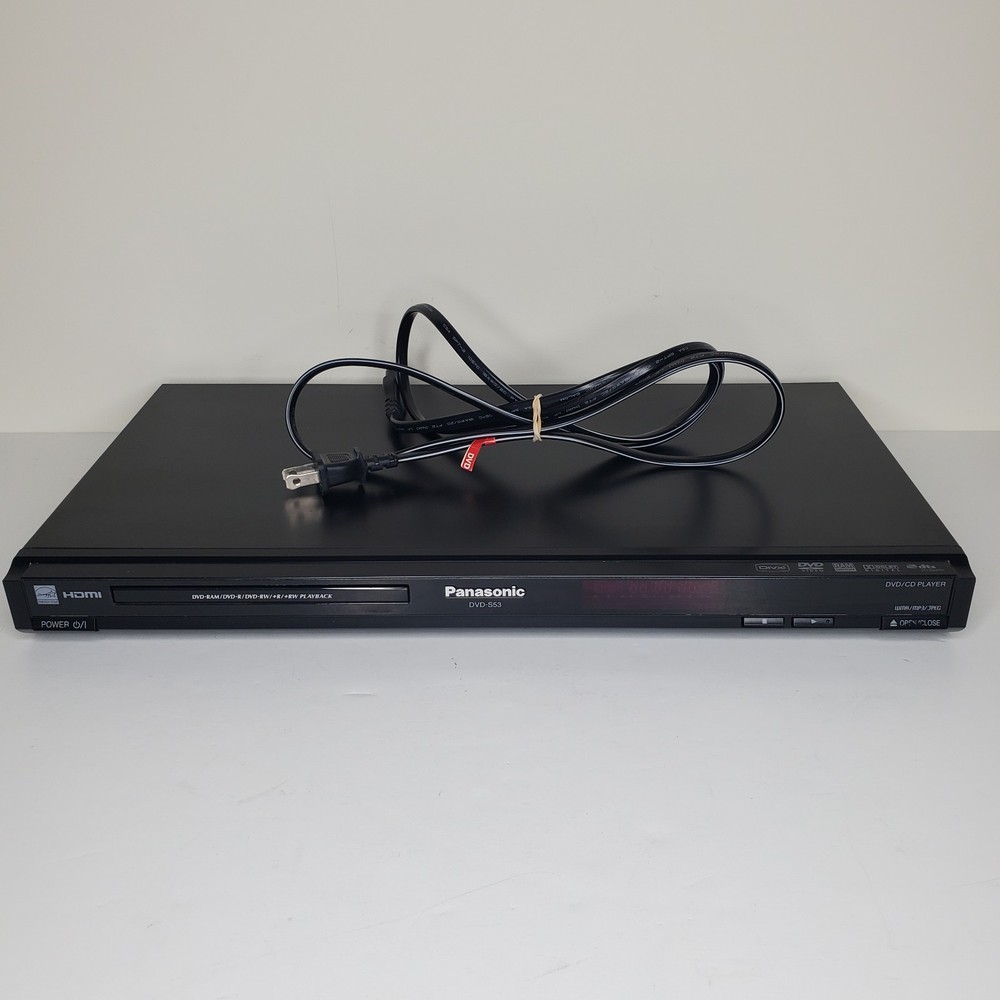Panasonic DVD-S53 HDMI DVD CD No Remote Tested Working
