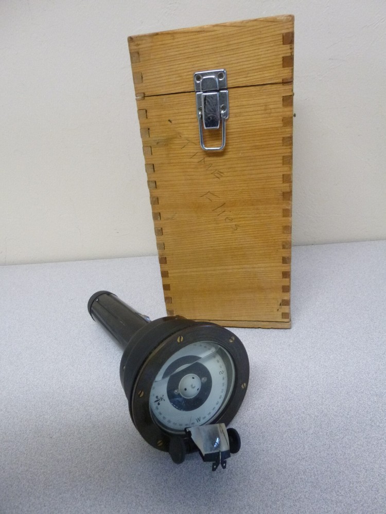 Vintage Weems Hand Held Maritime Compass Navigation System