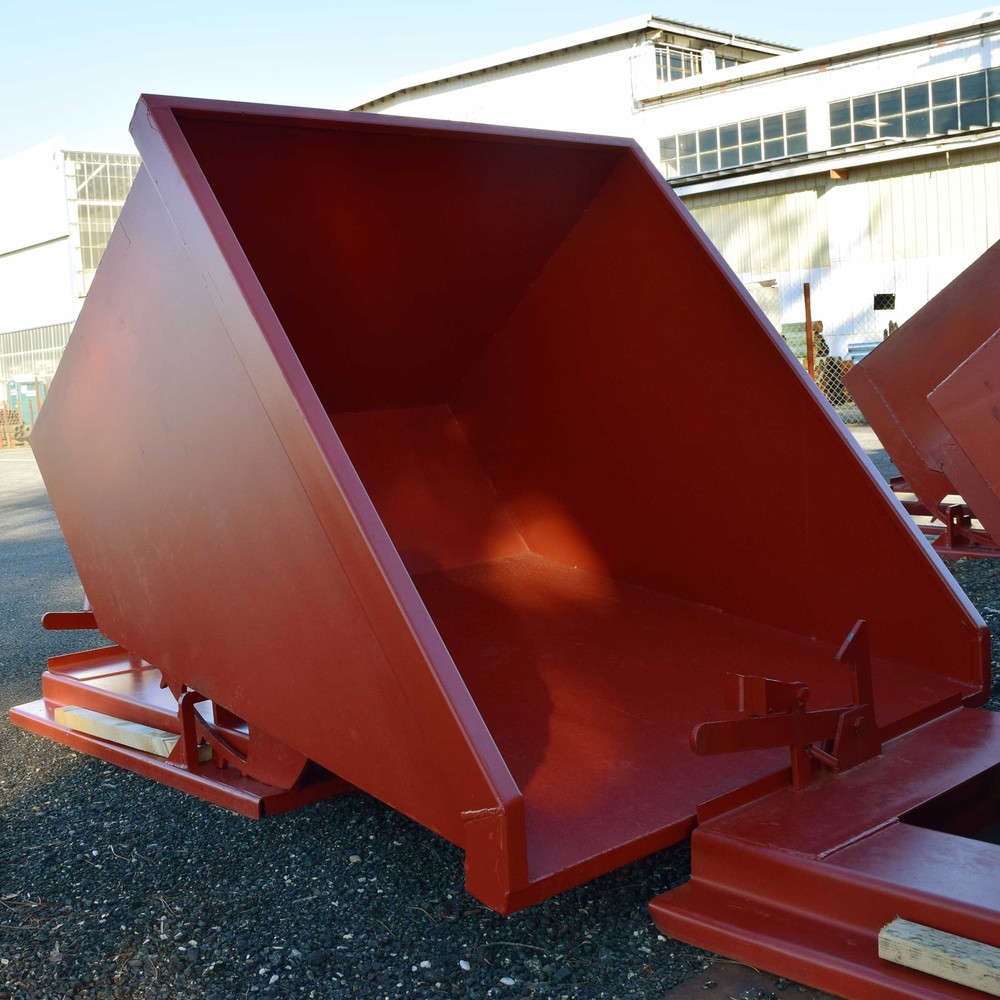 2 Yard Self Dumping Steel Hopper (3,000 lb)