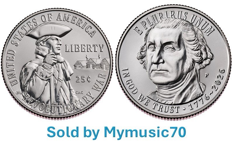 2026 P Revolutionary War Semiquincentennial Quarter Program **ON HAND**