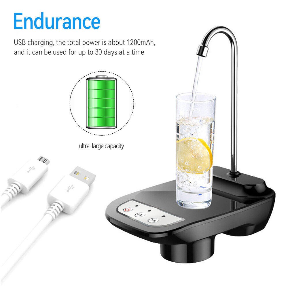 5 Gallon Water Bottle Switch Pump Electric Automatic Universal Dispenser USB US