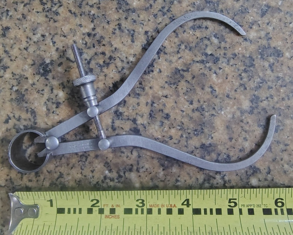 🗽VINTAGE 6" ATHOL MACHINE CO. OD CALIPER