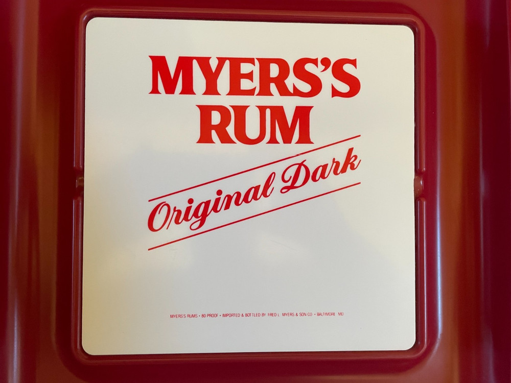 Vintage Myer's Rum Appetizer Chilling Tray - Sharp Condition!