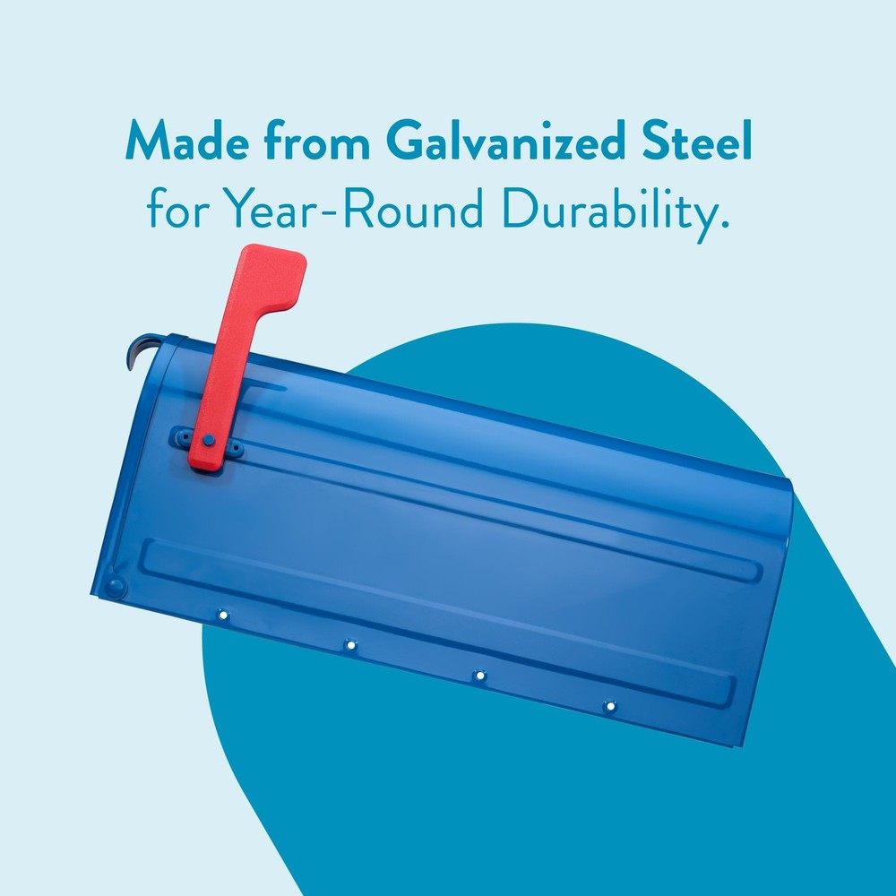 Architectural Mailboxes 7600BE MB1 Mailbox, Medium, Blue