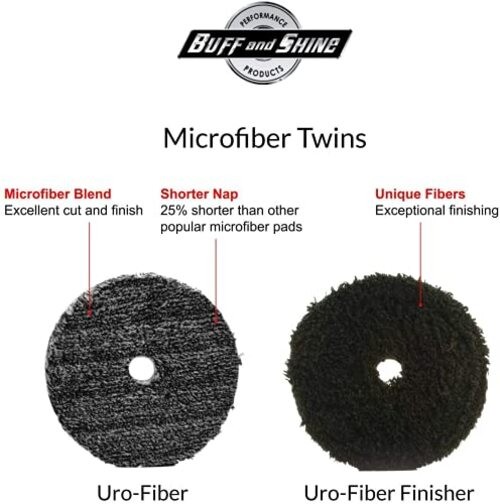 1.5" URO-Fiber Microfiber Pad 6 Pack
