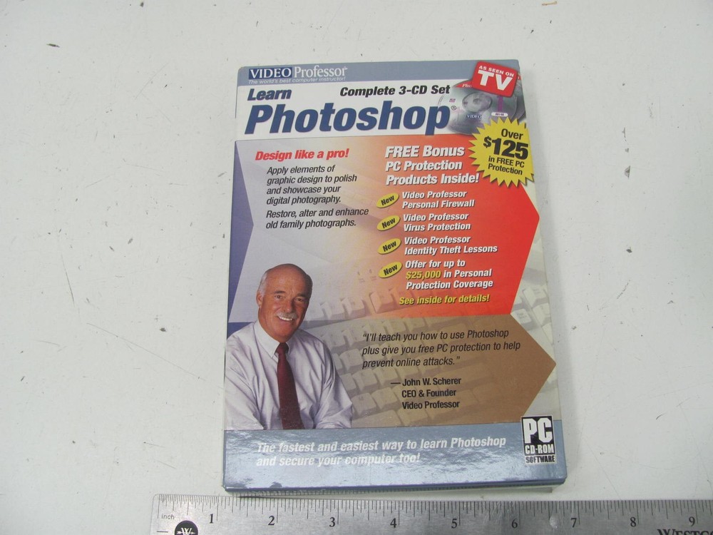 Video Professor Learn Photoshop PC Software
