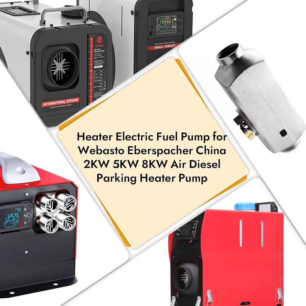 Diesel heater fuel pump, 12V 22ML quieter gas air heater electric fuel pump, use