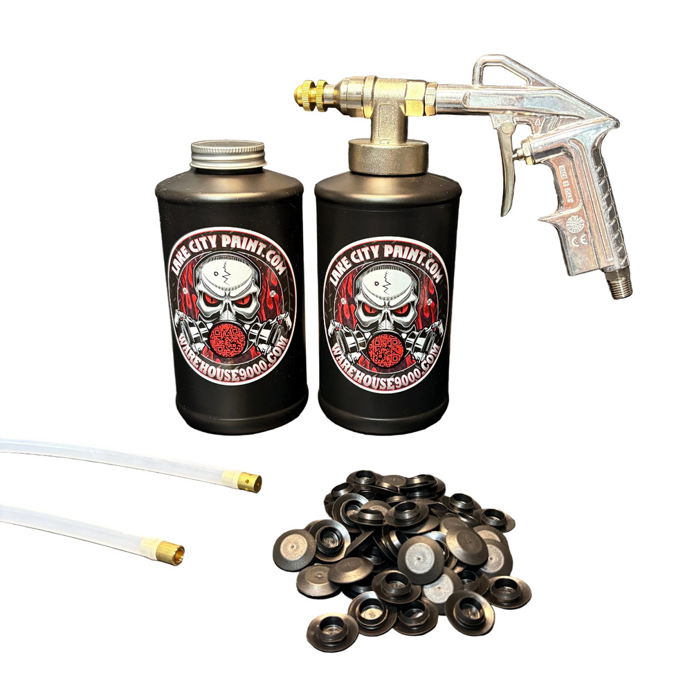 Pro Undercoating Gun - 2 Wand Kit (2 B Quart Bottles)