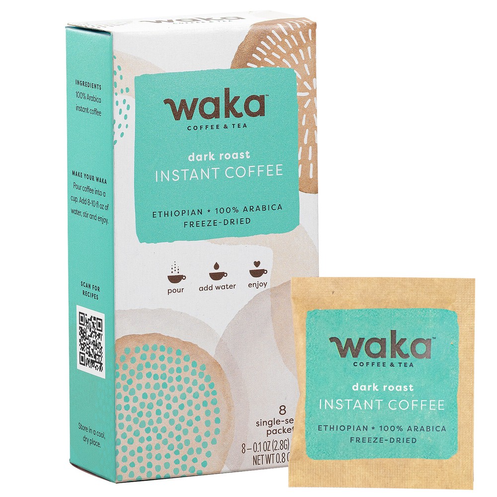 Waka Coffee Quality Instant Coffee, Dark Roast