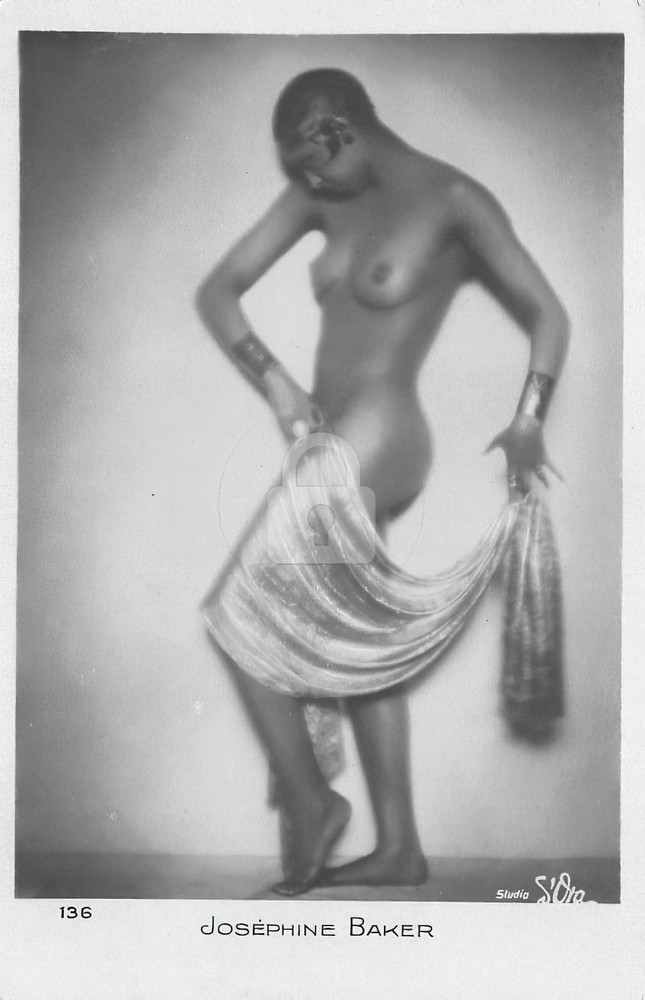 Josephine Baker Entertainer Studio S'Ora, 136 RPPC Postcard Copy