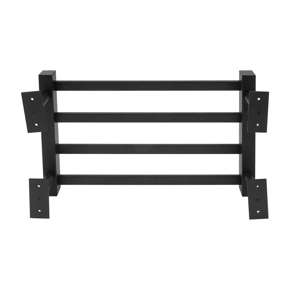 4-Layer Electric Heated Towel Rack with Control Panel, Wall-mounted Towel Rail