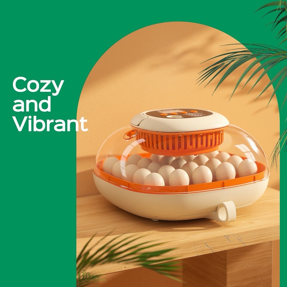 Chickcozy 25 Egg Incubator Automatic Turner Temperature Control w/ Box