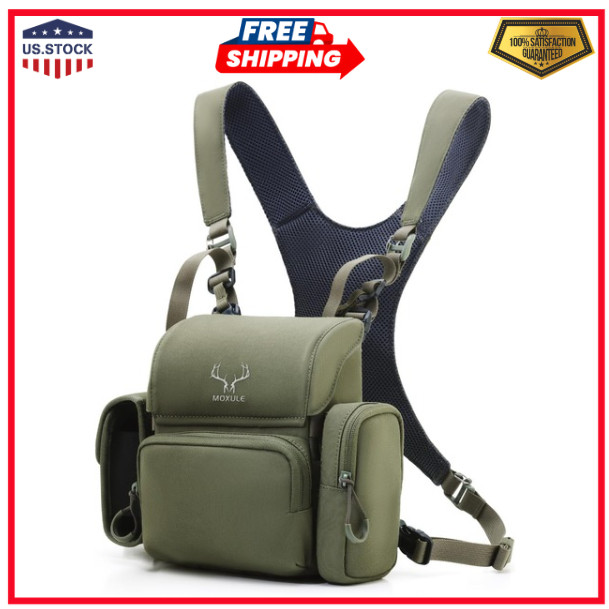 Binocular Harness Chest Pack: Bino Case with Rangefinder Pocket
