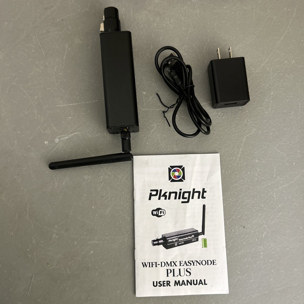 Pknight 2.4G Wireless WiFi DMX Easynode Plus 3 Pin Mini DMX Controller