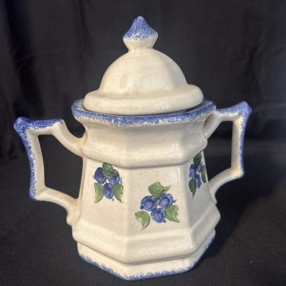 Antique Ironstone Spongeware