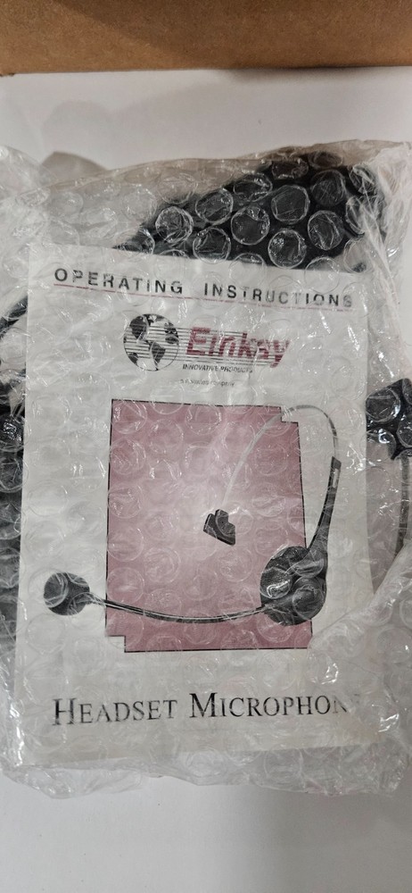 3 x Emkay Headset Microphone for Computer, Vintage works with GN NETCOM