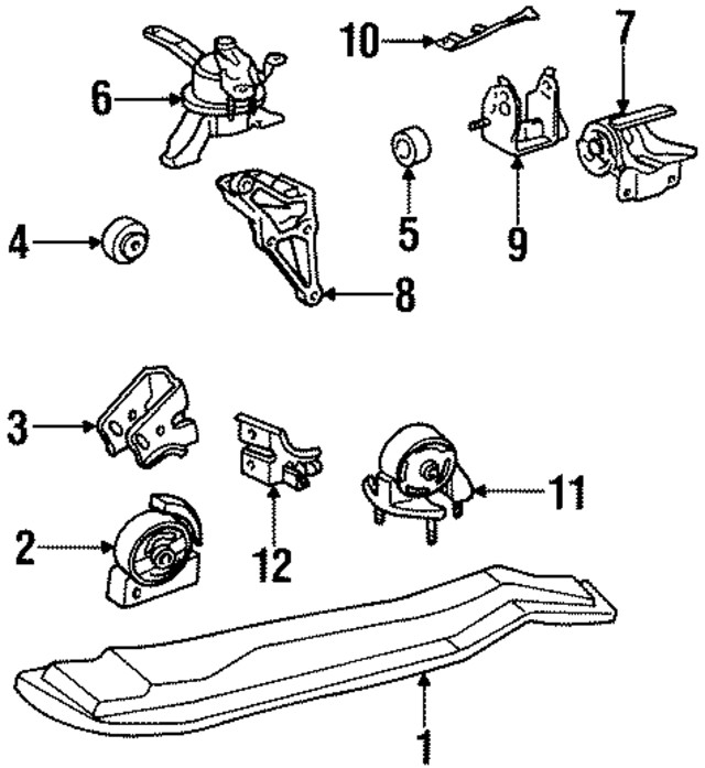 Genuine GM Side Mount Bracket 94856855