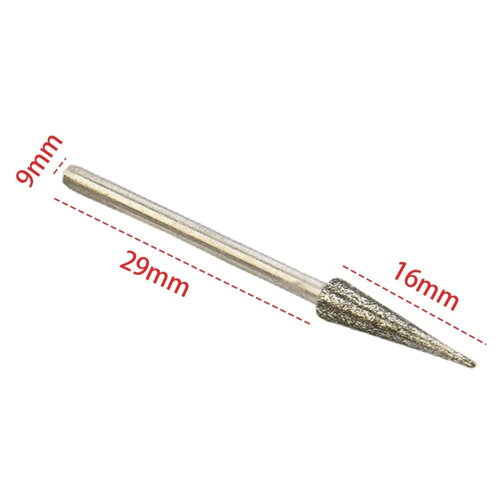 Grinding Head Carving Tool D Needle Grinding Head Needle Bits 2.35mm Shank