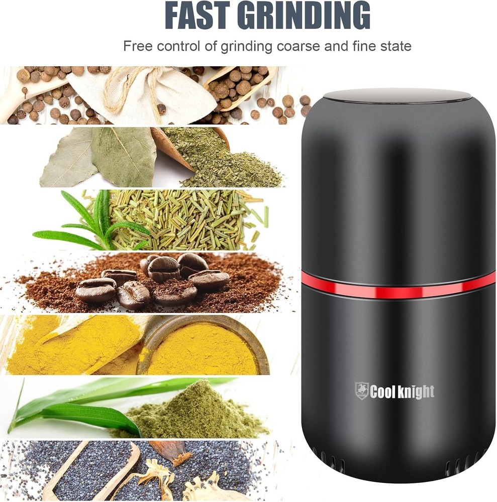 7.5" Electric Multi-Functional Spice Grinder – Large Capacity, Easy Control