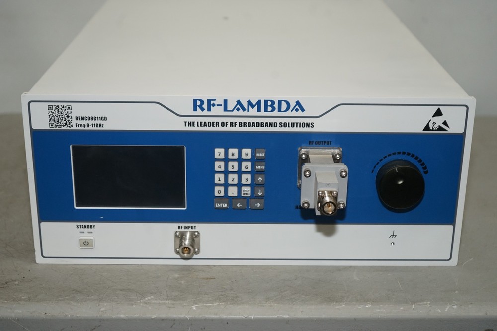 ^ RF-LAMBDA REMC08G11GD 8-11GHz Wide Band Solid State EMC Power Amplifier "READ"