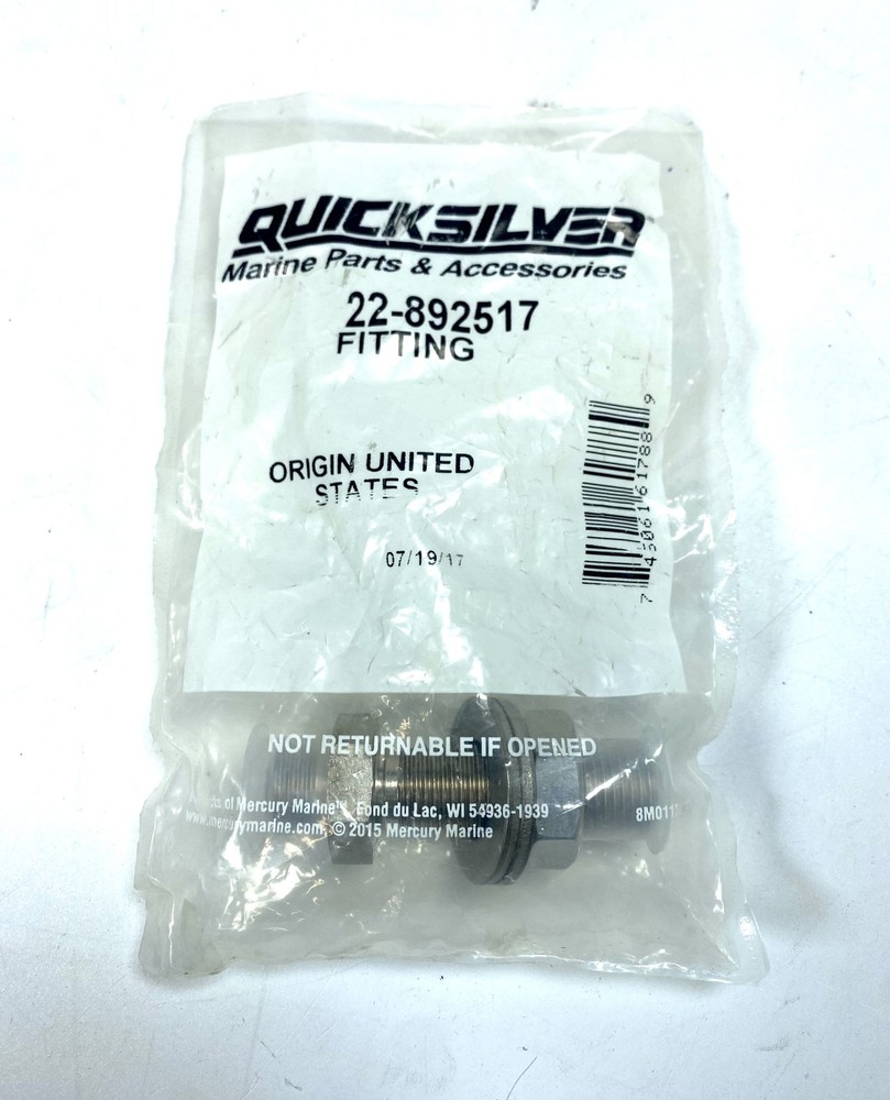 QUICKSILVER OEM FITTING-3/4 INCH 22-892517