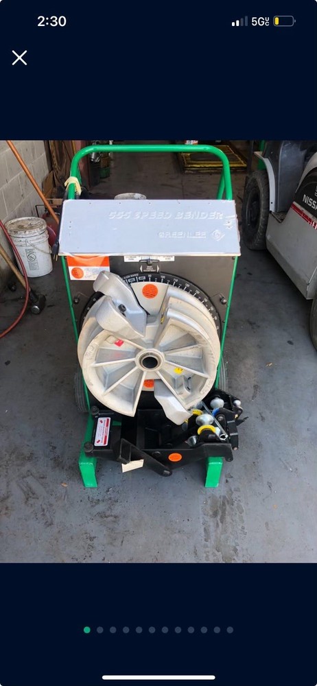 Greenlee conduit bending tools