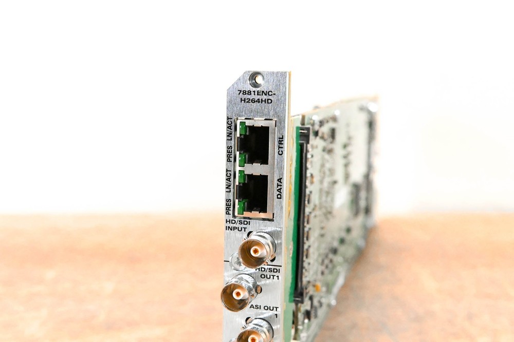 Evertz 7881ENC-H264HD H.264/AVC Encoder CG01J4M