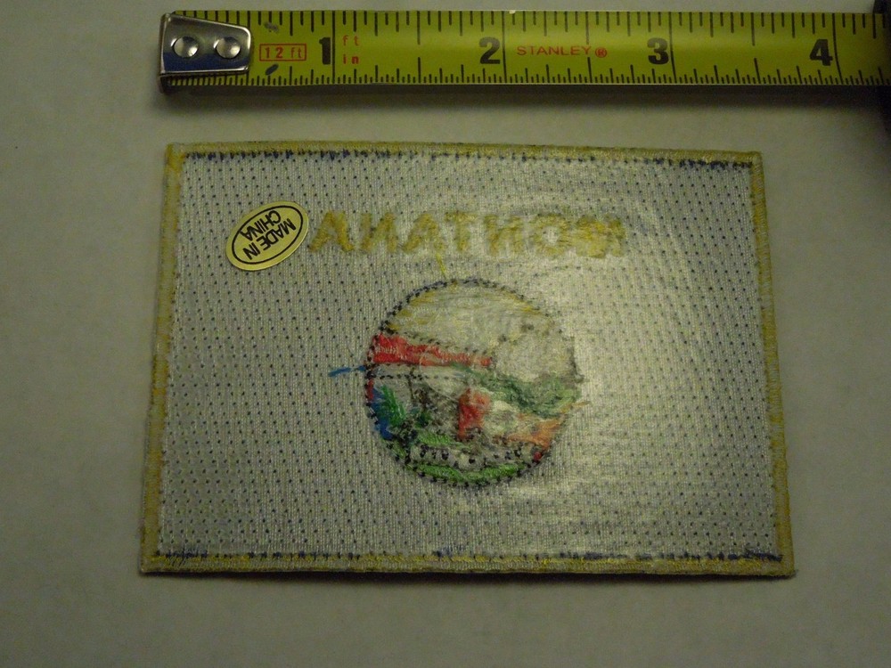 Montana State Flag Seal Embroidered Iron On Patch