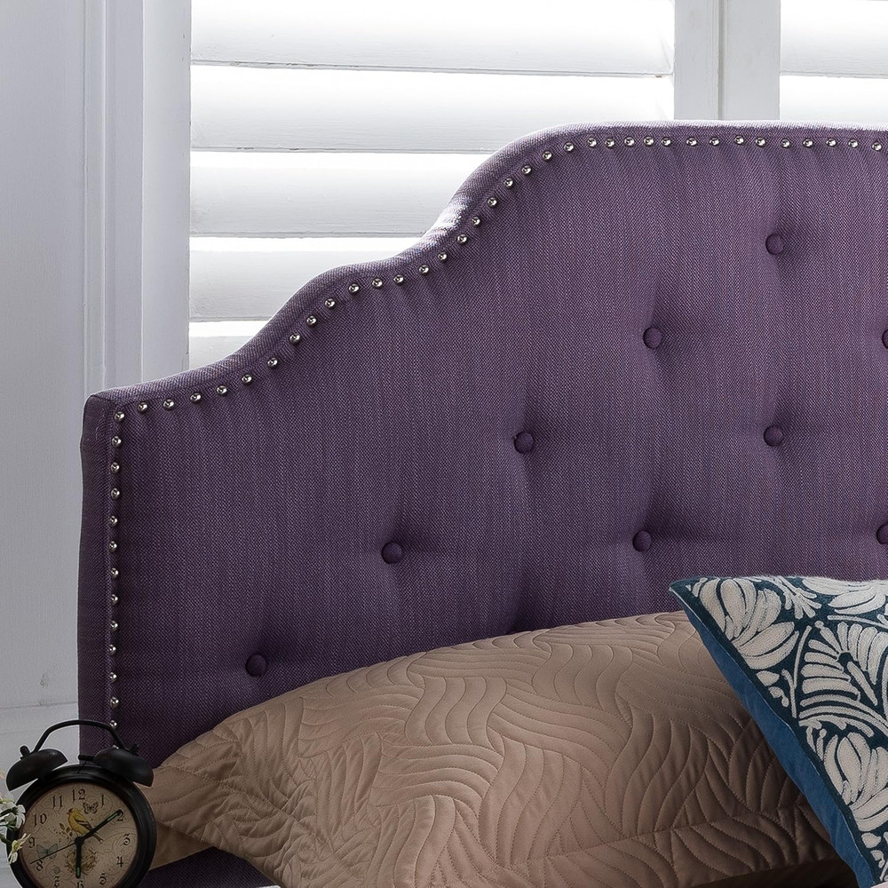 Christopher Knight Home Silas Headboard - Fully Upholstered, Queen / Full, Light