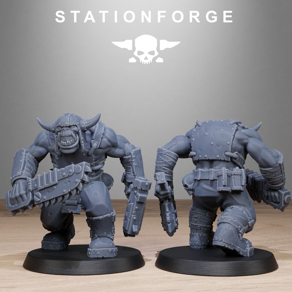 Orc Bros Infantry Unit, Stationforge